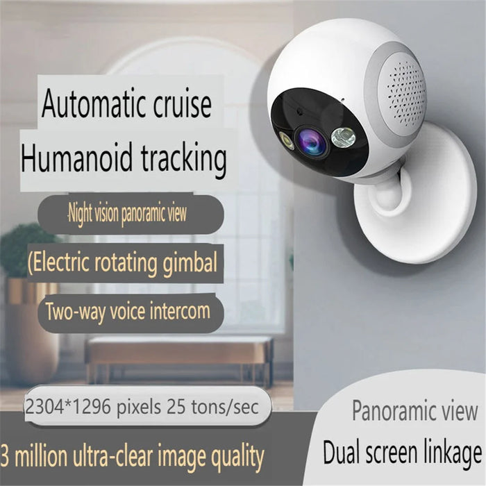 3MP Night Vision HD Camera Home Security Phone Remote Monitoring WiFi Camera - 2