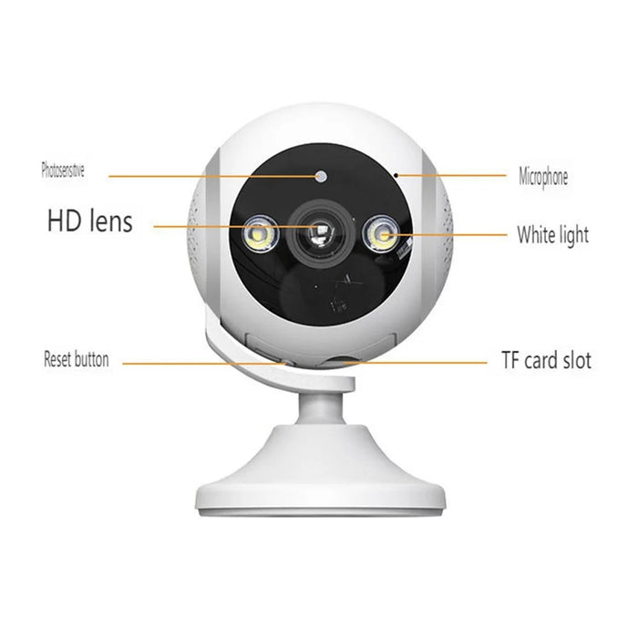 3MP Night Vision HD Camera Home Security Phone Remote Monitoring WiFi Camera - 5