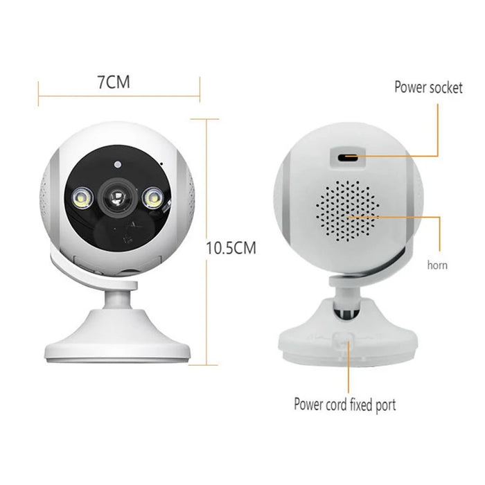 3MP Night Vision HD Camera Home Security Phone Remote Monitoring WiFi Camera - 6