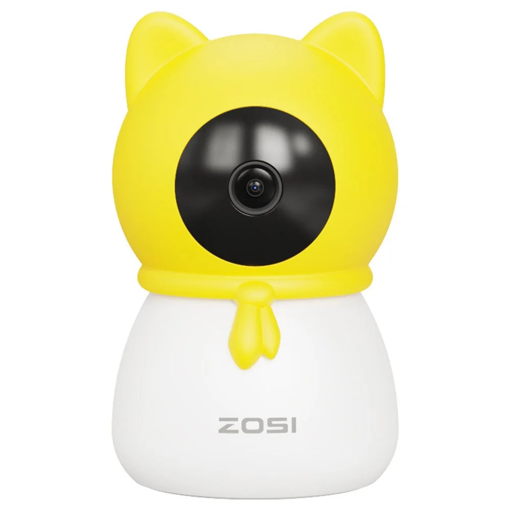 ZOSI C516 Night Vision Wifi Baby Monitoring Camera 2 Way Voice Rotatable 4MP HD Camera, No TF Card - 1