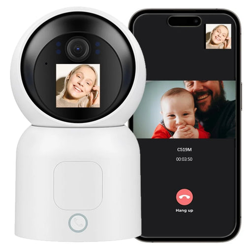 ZOSI C5195 5MP HD Home Security Camera AI Gesture Recognition Video Intercom WiFi Camera (No TF Card) - 2