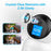 ZOSI C5195 5MP HD Home Security Camera AI Gesture Recognition Video Intercom WiFi Camera (No TF Card) - 6