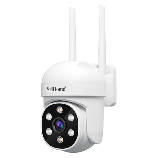 SRIHOME sh061 Humanoid Tracking HD Camera Voice Talk APP Monitoring Outdoor Security Camera - US Plug - 1