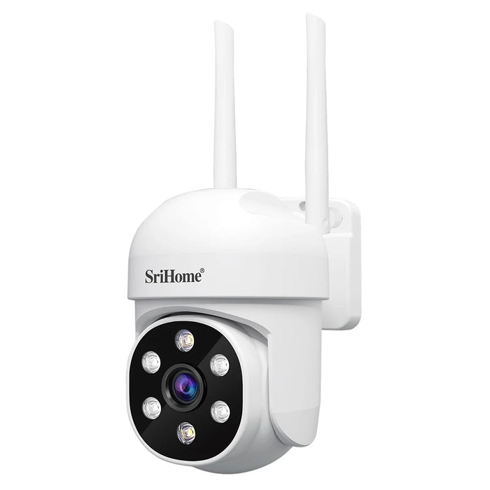 SRIHOME sh061 Humanoid Tracking HD Camera Voice Talk APP Monitoring Outdoor Security Camera - US Plug - 1