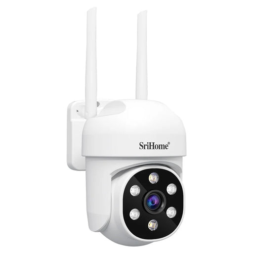 SRIHOME sh061 Humanoid Tracking HD Camera Voice Talk APP Monitoring Outdoor Security Camera - US Plug - 2