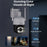 ZOSI C2968W 8MP HD Camera Humanoid Tracking Two-way Talk APP Monitoring Outdoor Indoor Security Camera - EU Plug - 2
