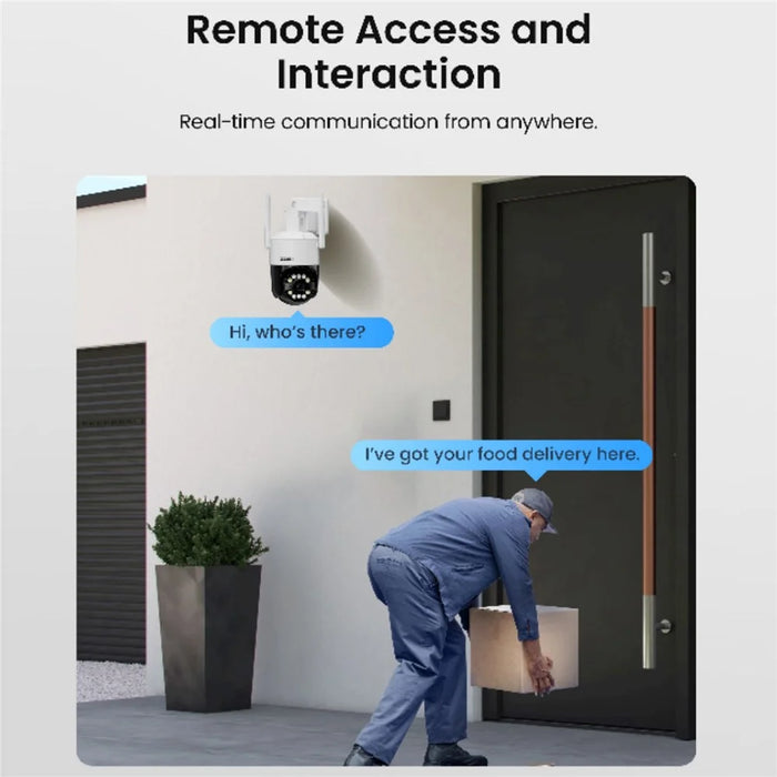 ZOSI C2968W 8MP HD Camera Humanoid Tracking Two-way Talk APP Monitoring Outdoor Indoor Security Camera - EU Plug - 3