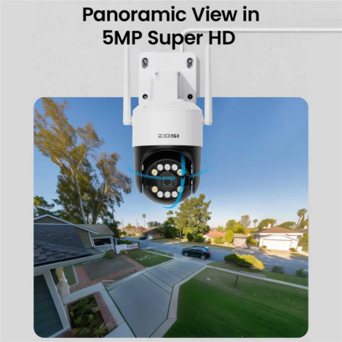 ZOSI C2968W 8MP HD Camera Humanoid Tracking Two-way Talk APP Monitoring Outdoor Indoor Security Camera - EU Plug - 4