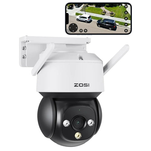 ZOSI C290SE 2MP Two-Way Audio PTZ Camera Night Vision Smart Security Camera - EU Plug - 1