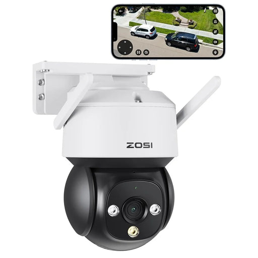 ZOSI C290SE 2MP Two-Way Audio PTZ Camera Night Vision Smart Security Camera - EU Plug - 1