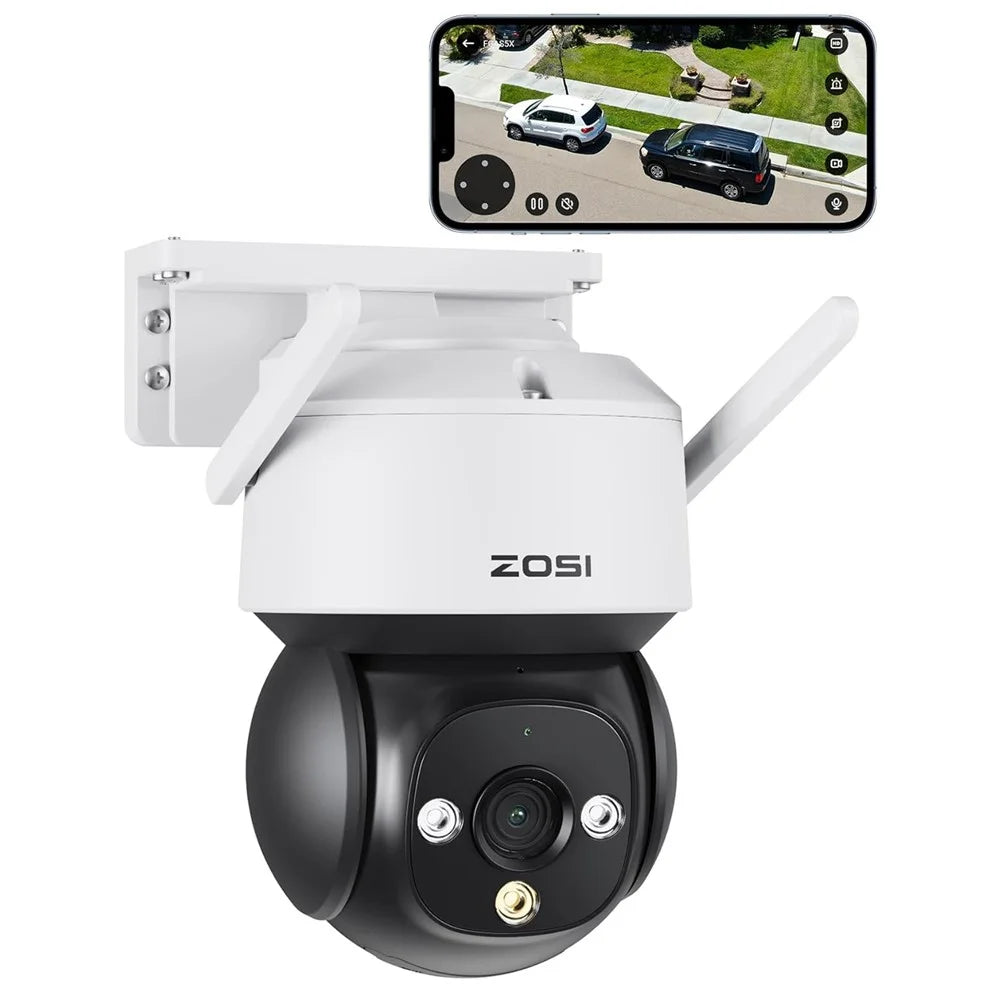 ZOSI C290SE 4MP Two-Way Audio PTZ Camera Night Vision Smart Security Camera - EU Plug - 1