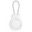 CP22 For Apple AirTag Case Bluetooth-compatible Locator Waterproof PC Protective Cover with Metal Strap - White - 2