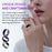 PX01 Bluetooth-compatible Sleep Health Monitoring Smart Ring Multifunction Finger Ring with Charging Case - Silver / Size 7 - 6