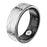 PX02 Crack Design Multi-Function Health Monitoring Smart Ring with Charging Case - Silver / Size 7 - 2