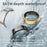 PX02 Crack Design Multi-Function Health Monitoring Smart Ring with Charging Case - Silver / Size 7 - 5