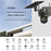 Q38 4G Version Outdoor HD Night Vision Security Camera Two-Way Audio Multi-Screen Solar Camera - 2