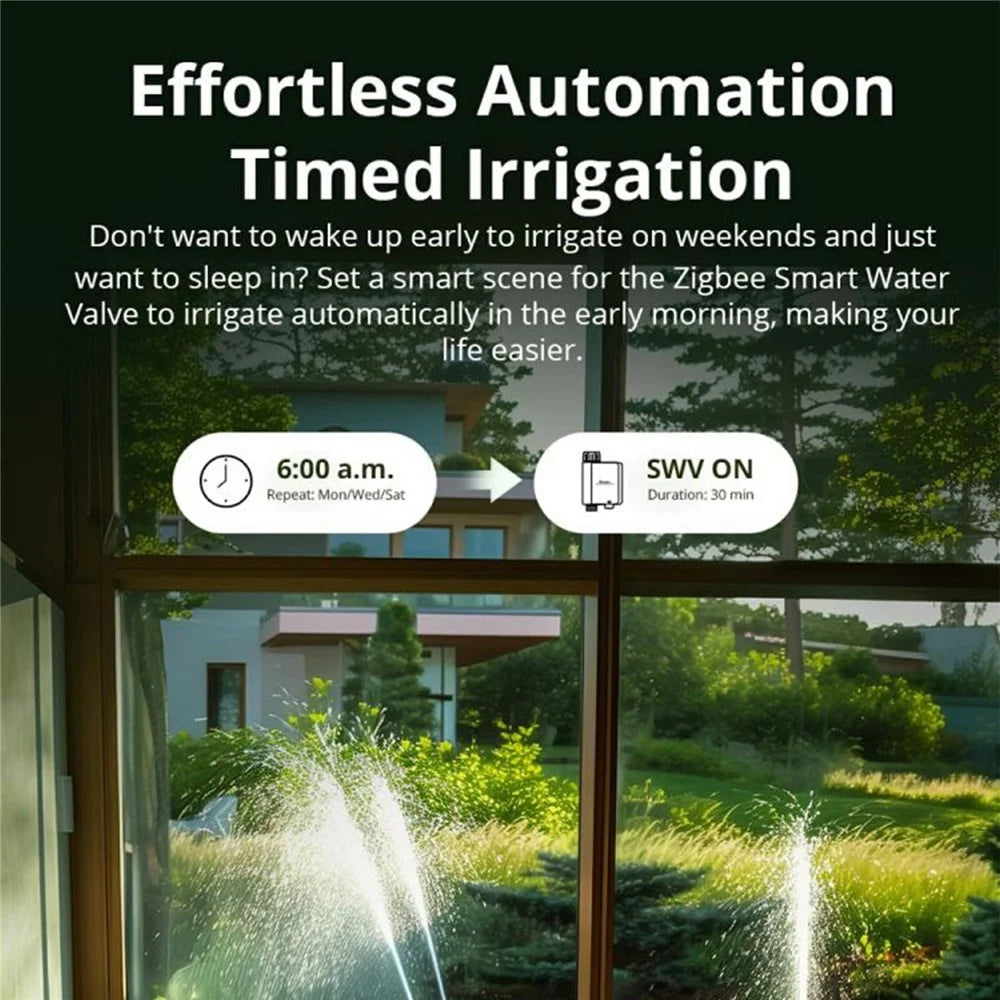 SONOFF Zigbee Smart Water Valve Automatic Irrigation System Water Valve - SWV-NH - 6