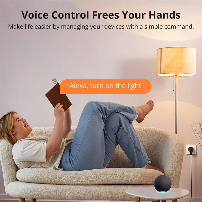 SONOFF S60TPG iPlug WiFi Smart Plug Home Appliances Control Plug, Type G - 6