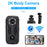 MD37 Video Recorder 2K Cycling Sports Camera with IR-CUT AP Hotspot - 2