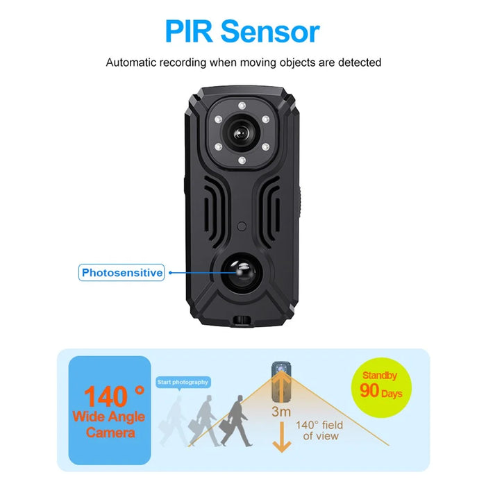 MD37 Video Recorder 2K Cycling Sports Camera with IR-CUT AP Hotspot - 6