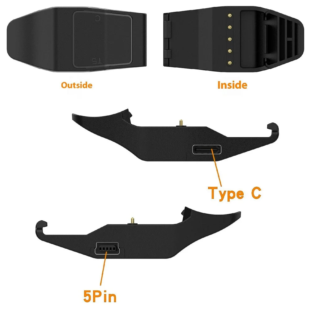 Charging Adapter for Garmin T5 TT15 TT10 T15 GTT15x TT25 Dog Collar Charger - 2