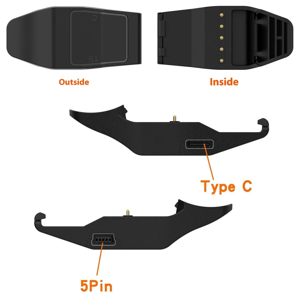 Charger Adapter for Garmin T 5 / TT 15 /  TT 10 / TT 15X / TT 25 Dog Collar Charger - 3