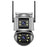 Outdoor WiFi Security Camera Waterproof HD Night Vision Dual Lens PTZ IP Cam with 32G Memory Card - EU Plug - 1