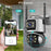 Outdoor WiFi Security Camera Waterproof HD Night Vision Dual Lens PTZ IP Cam with 32G Memory Card - EU Plug - 4