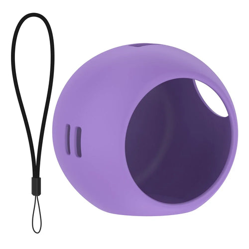 Silicone Case for Punirunes Interactive Digital Toy Protective Sleeve Soft Cover with Strap - Purple - 1