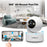 SRIHOME SH064 8MP Indoor Security Camera Human Tracking Baby Monitor Cry Detection WiFi IP Camera - EU Plug - 6