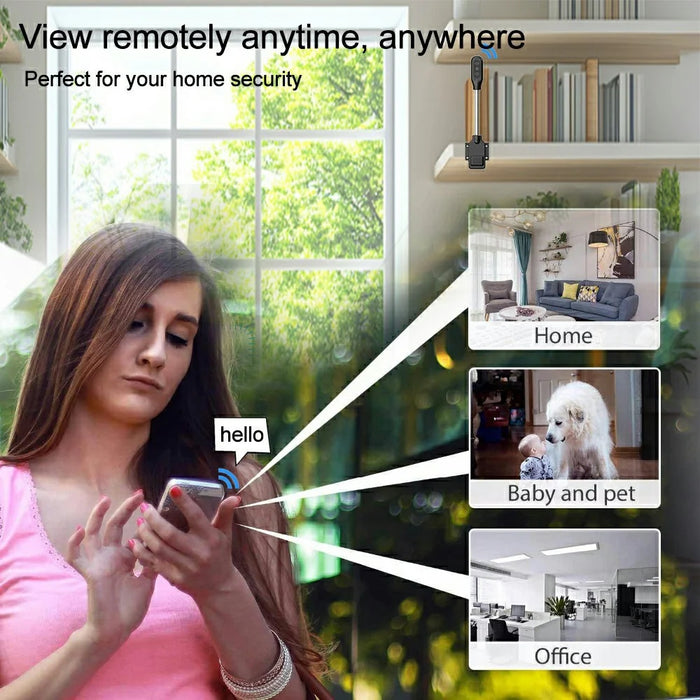 W8 Motion Detection Two Way Audio Monitor Camera 4K Ultra HD Smart Home Security Surveillance System - 4