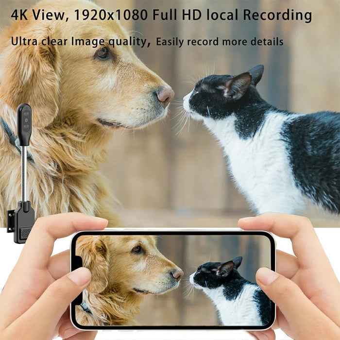 W8 Motion Detection Two Way Audio Monitor Camera 4K Ultra HD Smart Home Security Surveillance System - 5
