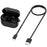 For Samsung Galaxy Buds3 R530 Charging Case with Cable Support Wireless Charging - Black - 1