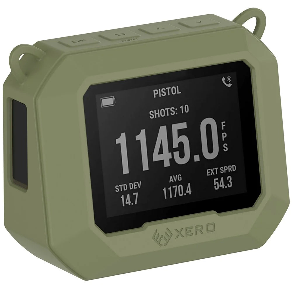For Garmin Xero C1 Pro Silicone Case Smart Chronograph Protective Cover Lightweight Shock Absorbing - Green - 1