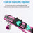 For AirTag Tracker Pet Collar Silicone Case Reflective Adjustable Nylon Cat Collar with Bell and ID Tag - Pink - 4