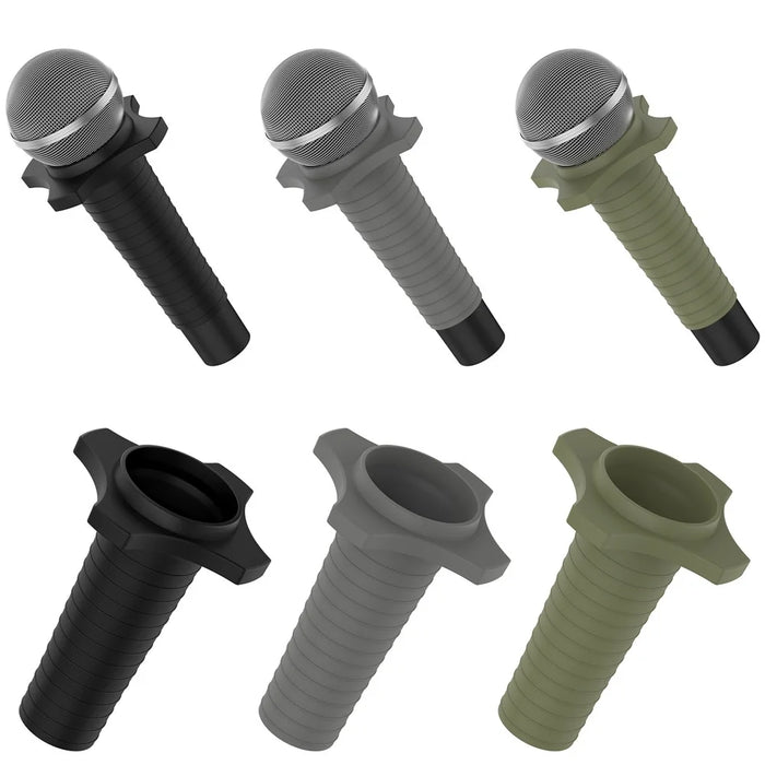 For Shure SM58-BLK / SM58 Silicone Case Microphone Protective Cover - Army Green - 7