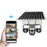 VTS30A V380 Outdoor Security Camera Solar Powered Night Vision  3 LED Lights Surveillance System - WiFi Version  /  US Plug - 1
