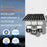 VTS30A V380 Outdoor Security Camera Solar Powered Night Vision  3 LED Lights Surveillance System - WiFi Version  /  US Plug - 6