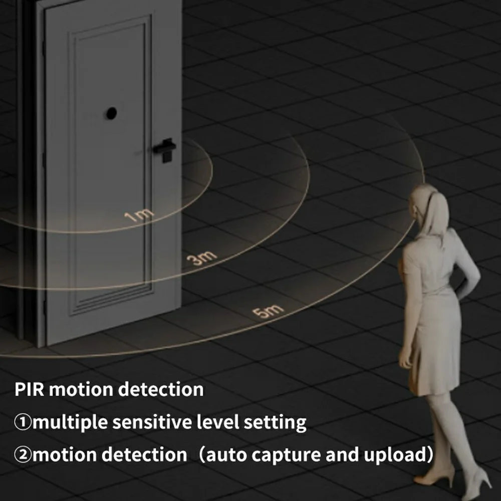 X10 Smart Video Doorbell Home Security Camera Intercom HD Night Vision Snapshot Infrared Motion Detection - 7