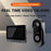 X8 Waterproof Video Doorbell 4.3 inch Indoor Screen Wireless Home Security Intercom HD Camera Two-Way Audio - 2