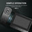 X7 Smart Video Doorbell Camera Wireless Intercom HD Monitor with Display Screen Home Security System - Black - 2