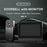 X7 Smart Video Doorbell Camera Wireless Intercom HD Monitor with Display Screen Home Security System - Black - 6