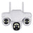VTS31 V380 Outdoor Security Low Power Solar Powered PTZ Camera 3 Rotating Lens Motion Detection Camera - WiFi Version - 2