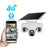 VTS31 V380 Outdoor Security Low Power Solar Powered PTZ Camera 3 Rotating Lens Motion Detection Camera - WiFi Version - 4