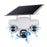 VTS31 V380 Outdoor Security Low Power Solar Powered PTZ Camera 3 Rotating Lens Motion Detection Camera - WiFi Version - 5