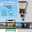 LD002 V380 Outdoor Solar Security Camera with Street Light 3 Screens Wireless Monitoring System - WiFi Version - 4