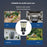 LD002 V380 Outdoor Solar Security Camera with Street Light 3 Screens Wireless Monitoring System - WiFi Version - 6