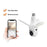 Q28-H 3MP Indoor Security Camera 3-blade Ceiling Light Motion Detection Pan Tilt Wireless Monitor for Baby Elder - WiFi Version / US Plug - 3
