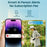 ZOSI 8CH 2K C302 Home Security Wi-Fi 6 Camera System AI Human Detection Color Night Vision 12 Inch Monitor + 4 3MP Cameras - US Plug - 6
