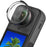 2Pcs Lens Cover for Insta360 X4 Optical Glass Camera Lens Protector - Black - 1